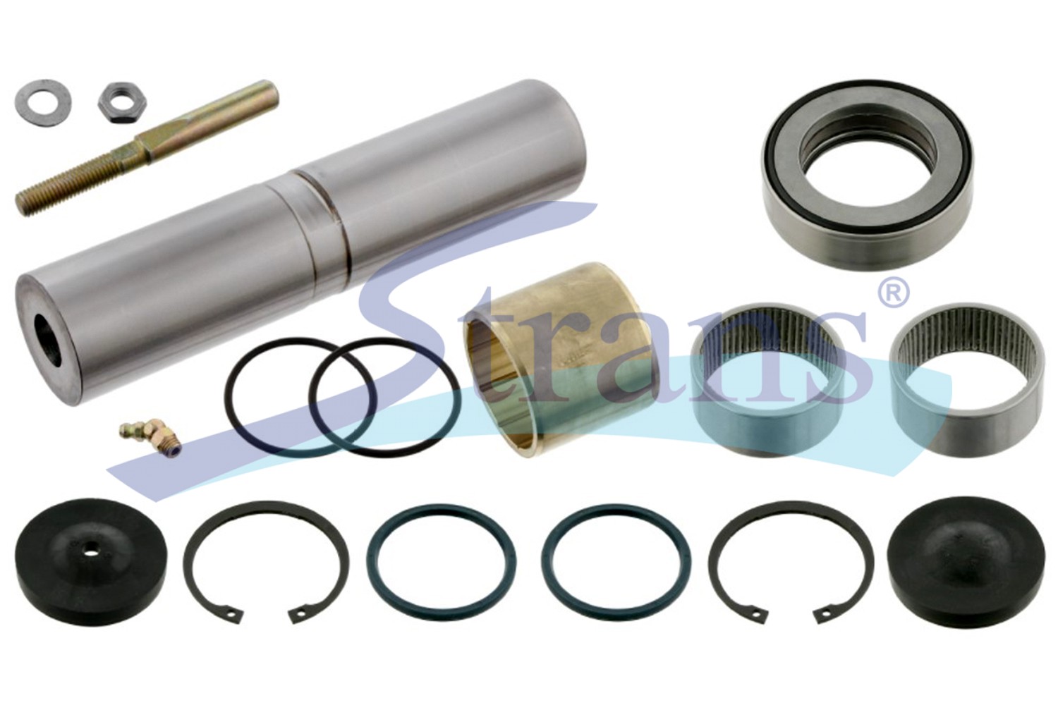 reokun 出品 Ремкомплект Шкворня Renault Premium/Magnum/Kerax/R/G Ø50Mm L-225Mm